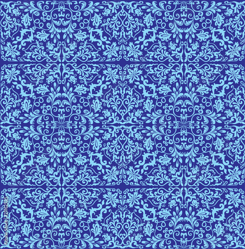 light and dark blue curled background