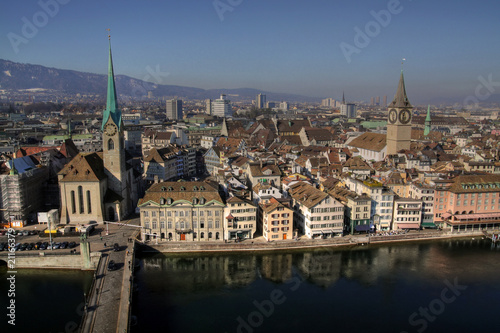 Zurich aerial 01, Switzerland