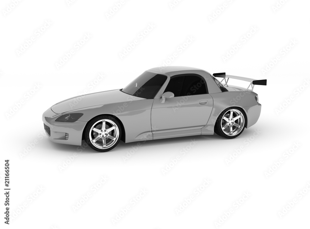 Fototapeta premium Silver car