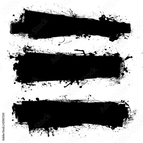 black ink banner