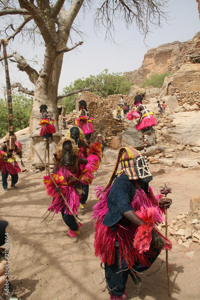 Obraz premium danse des masques ,la parade