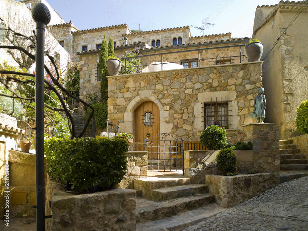 Fototapeta premium Casa piedra 1,girona
