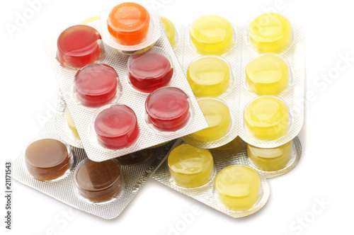 Colorful lozenges photo