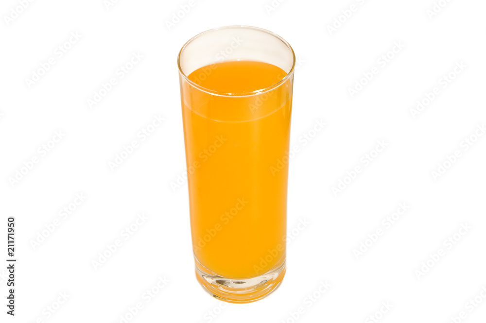A glass of orange juice A glass of orange juice