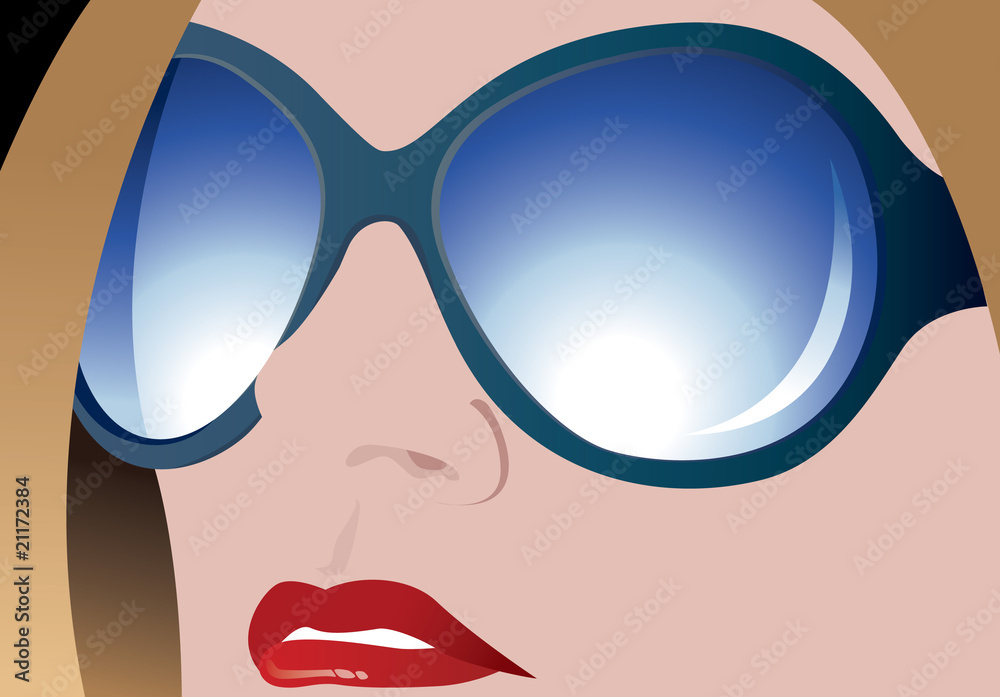 Girl with glasses Girl with glasses