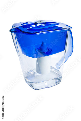 Clear water filter pitcher