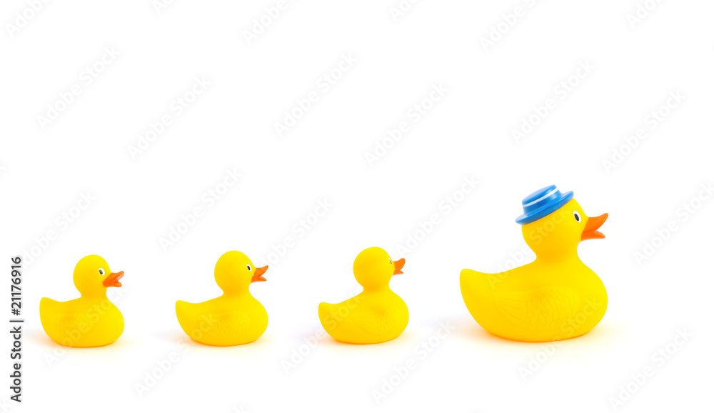 Yellow toy ducks Yellow toy ducks