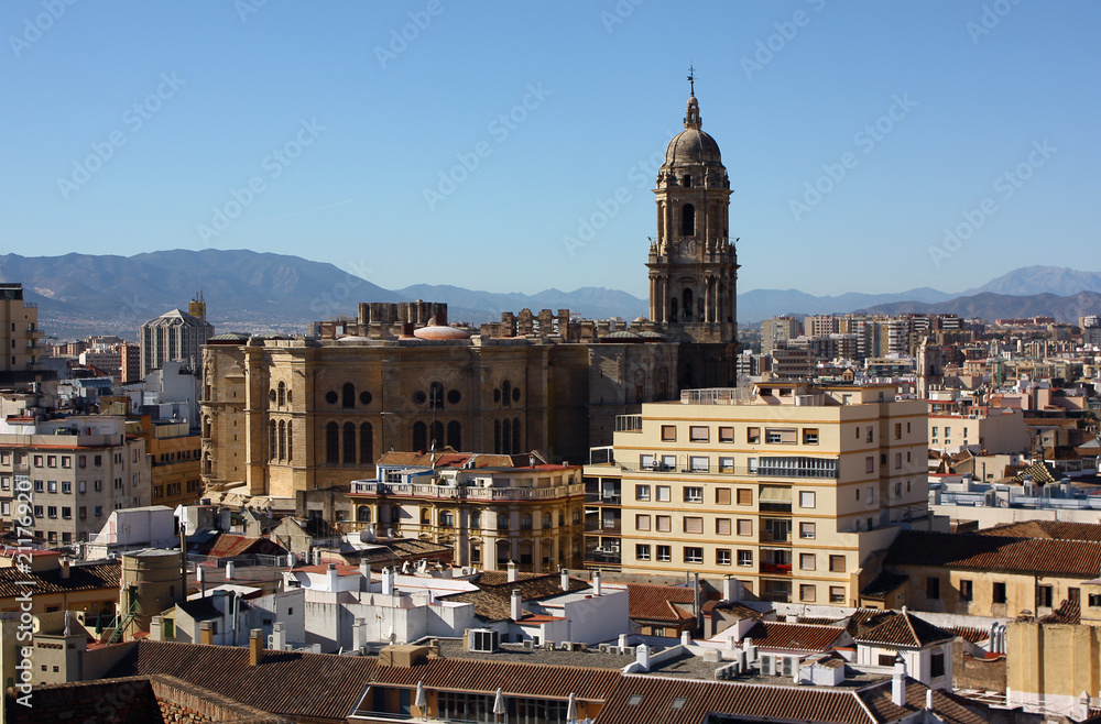 Vista de la Catedral de Málaga