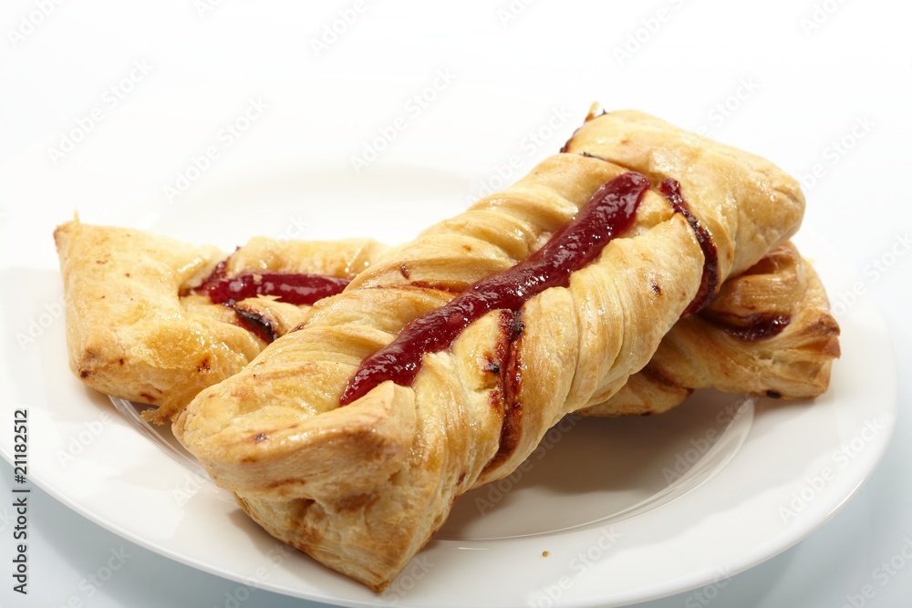 puff pastry with jam puff pastry with jam