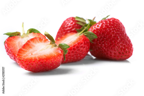 Fresh and tasty strawberries