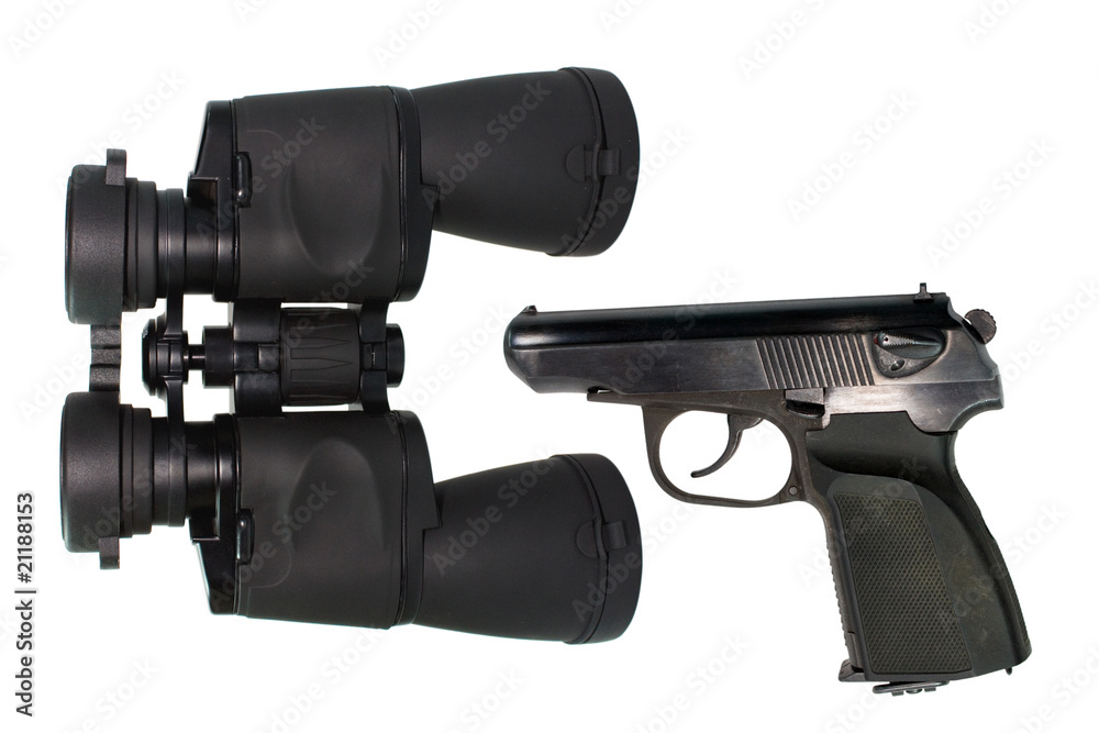 Binocular and pistol pneumatic