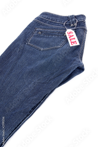 Jeans with pocket and card