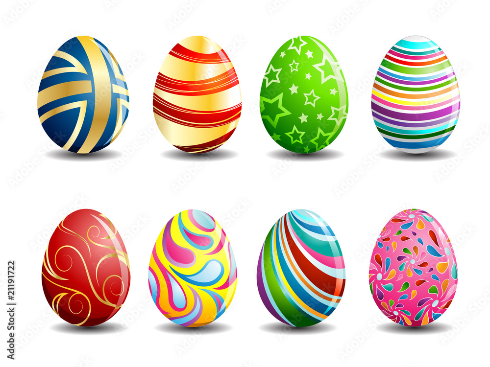 Colorful Easter Eggs Colorful Easter Eggs