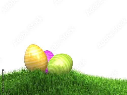 eggs in the green