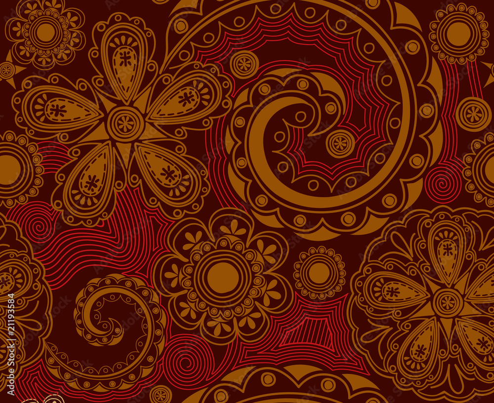 Seamless floral background Seamless floral background