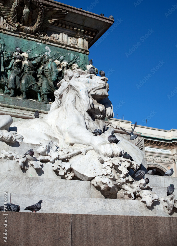 Obraz premium Leone in marmo