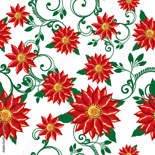 Seamless floral background