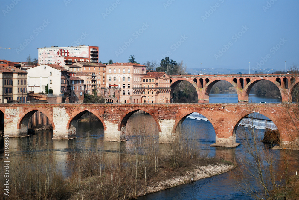 Fototapeta premium Les ponts d'Albi