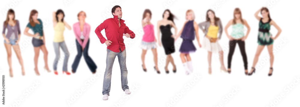 group of casual happy people group of casual happy people