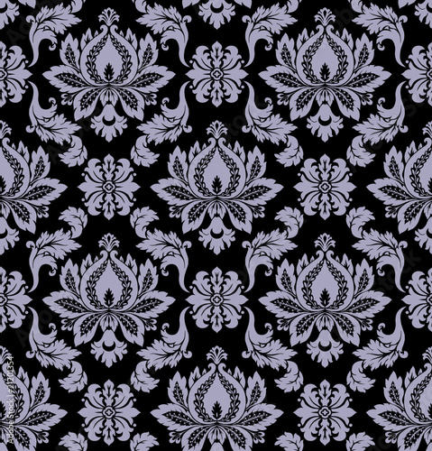 Vector. Seamless damask pattern