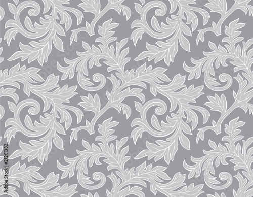 Vector. Seamless damask pattern