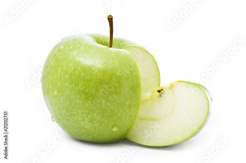 juicy green apple