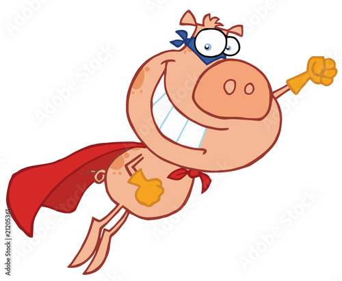 Super pig flying