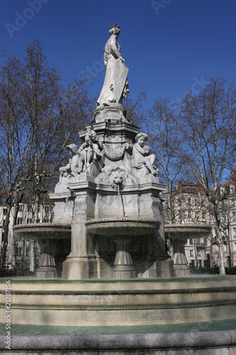Fontaine de la place Lyautey à Lyon
