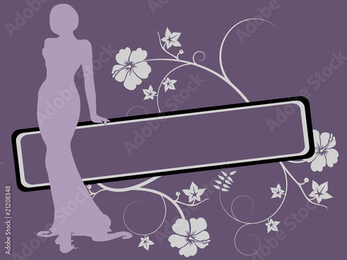 elegance women silhouette