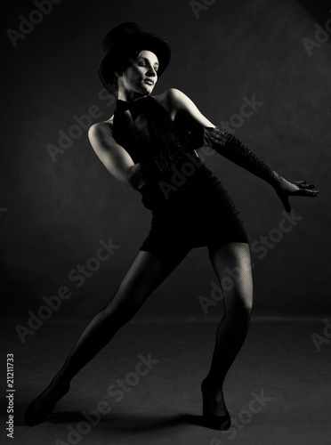 Canvas Print jazz dancer