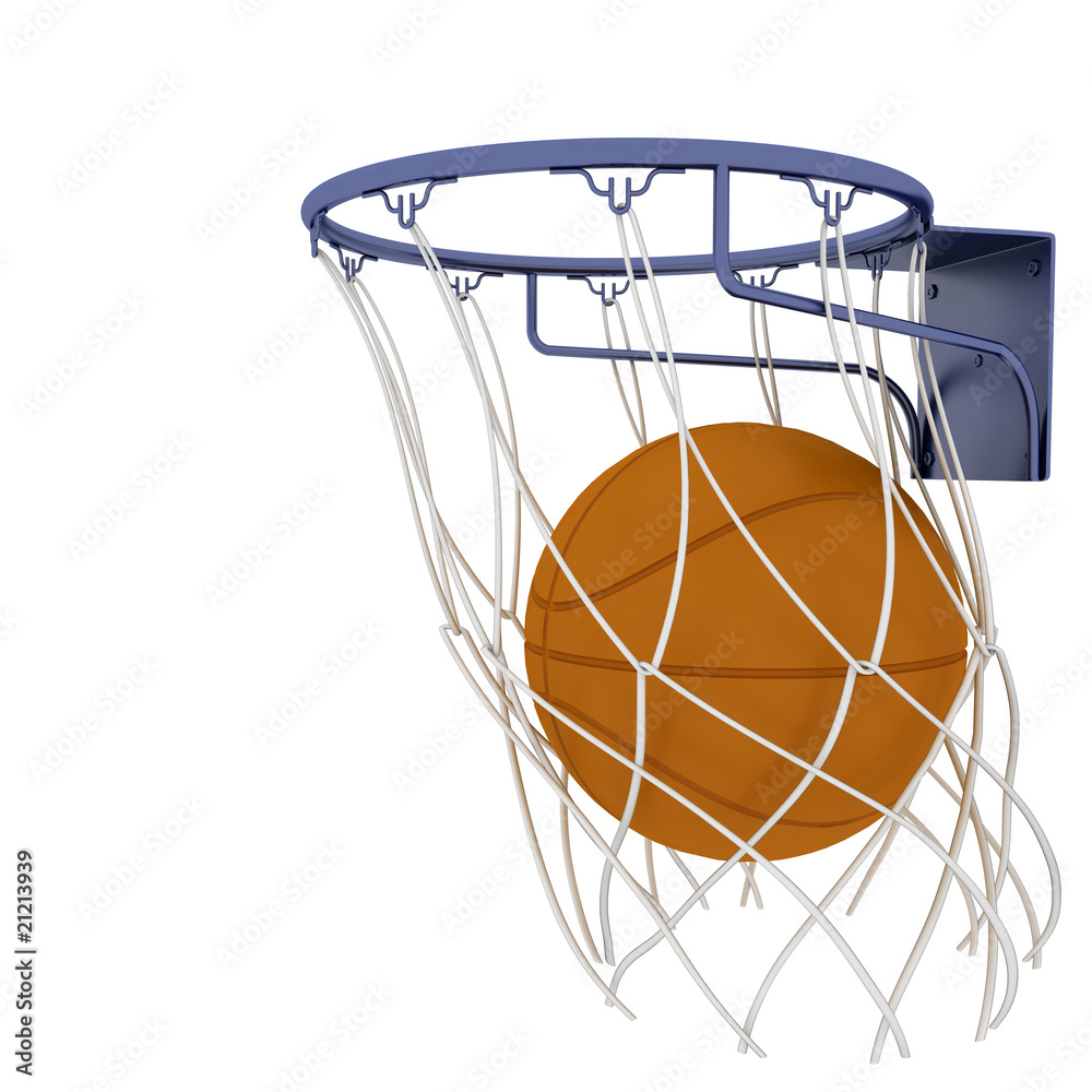 Fototapeta Basketball items