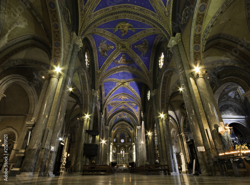 Fototapeta Nave of Santa Maria sopra Minerva