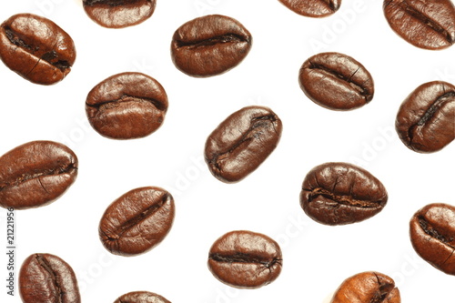 grains de café détourés