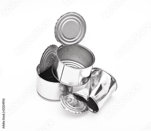 Pile of tin cans
