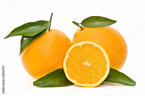 naranjas recién cosechadas