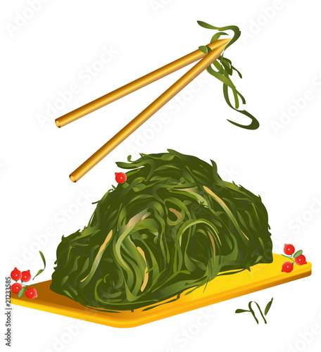 Laminaria, seaweed