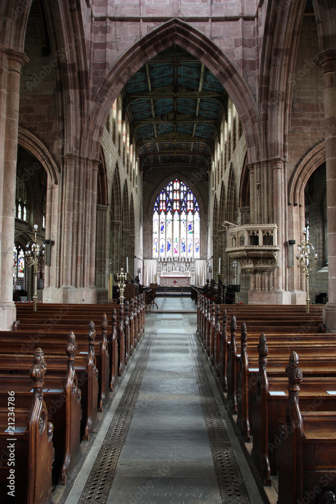 Coventry - Holy Trinity Church interior