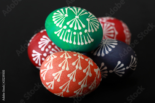 Colorful Easter eggs