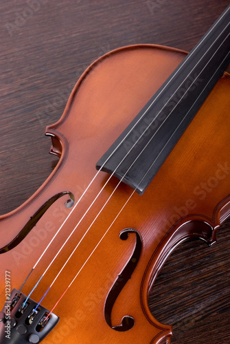 classic violin closeup