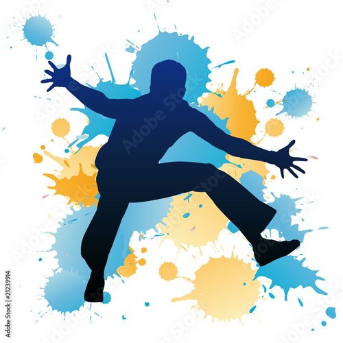 homme peinture