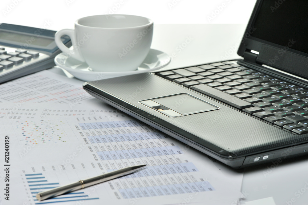 Workplace of the businessman. Workplace of the businessman.