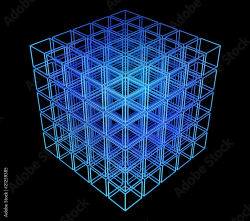 Fototapeta Naklejka Na Ścianę i Meble -  3d  cube