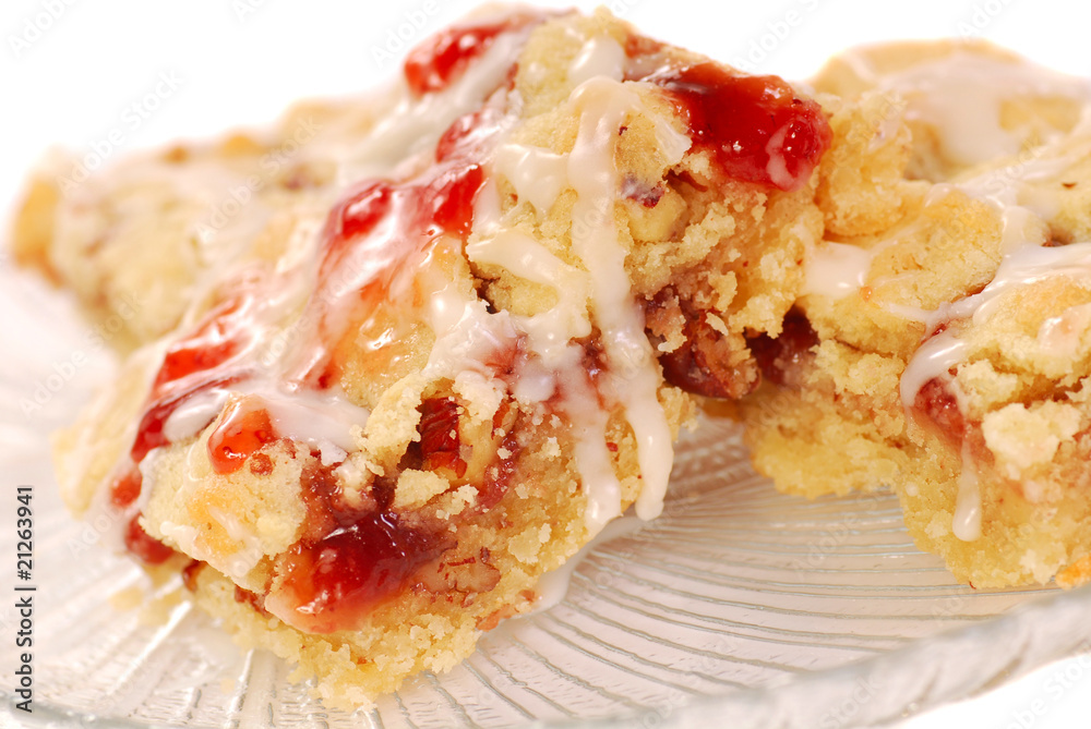 Strawberry pecan streusel coffee cake bars Strawberry pecan streusel coffee cake bars