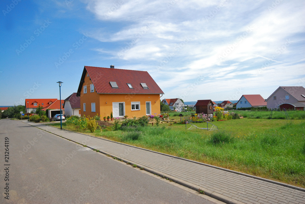 Fototapeta premium Einfamilienhaus