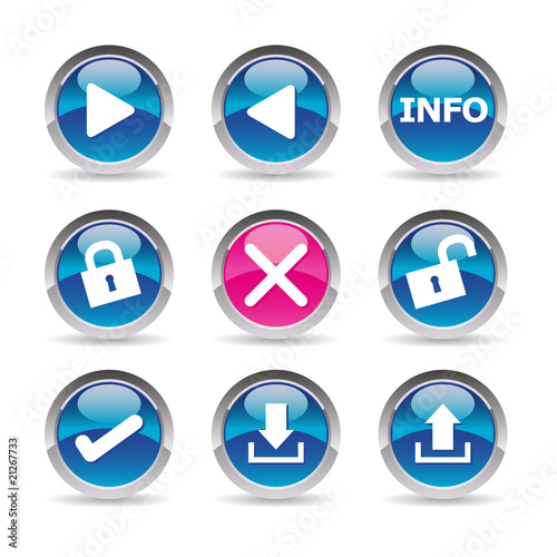 Icones boutons internet - Pictos web Free Download Icones boutons internet - Pictos web - GFXLoad