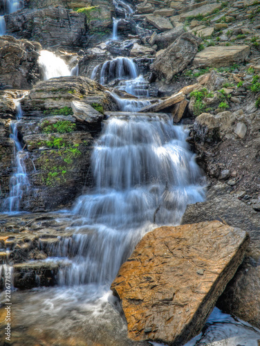 Glacier Park Waterfall