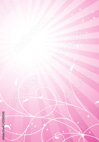 Spring pink background
