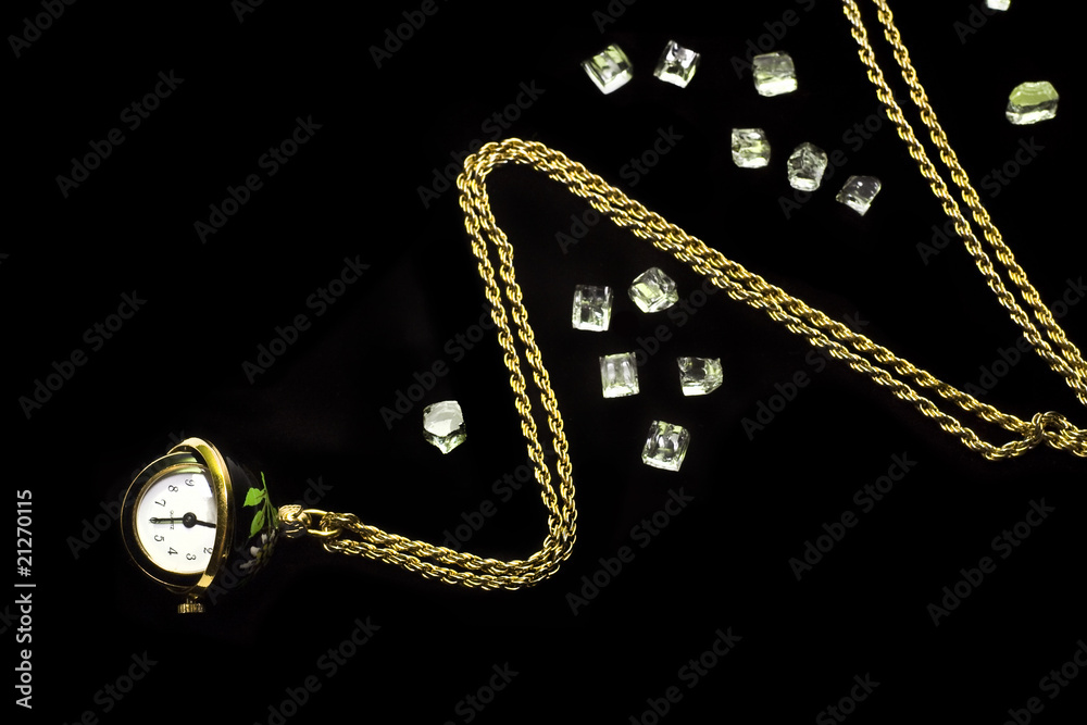 Fototapeta premium Hours on a chain