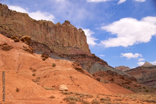 Red earth, blue sky, Capitol Reef National Park