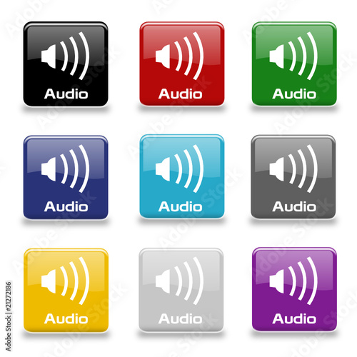Buttonset Audio bunt